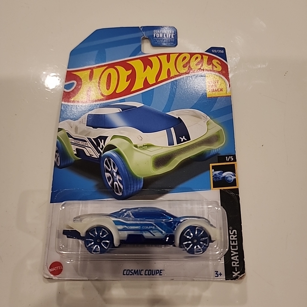 Hot Wheels X-Racers Cosmic Coupe - Blue and White